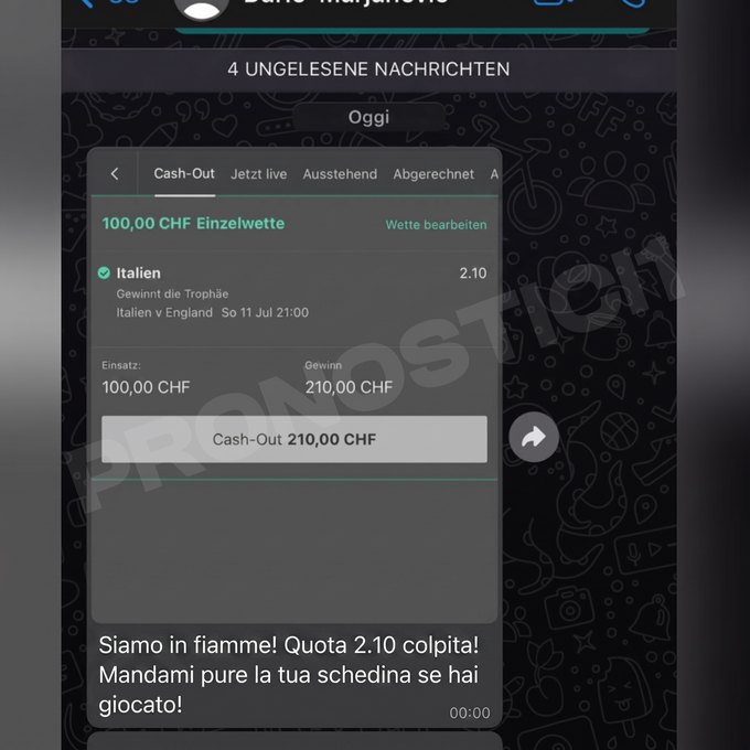 Prova di un cliente