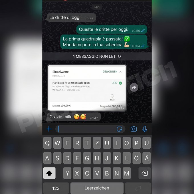 Prova di un cliente