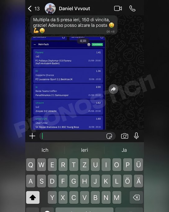 Prova di un cliente